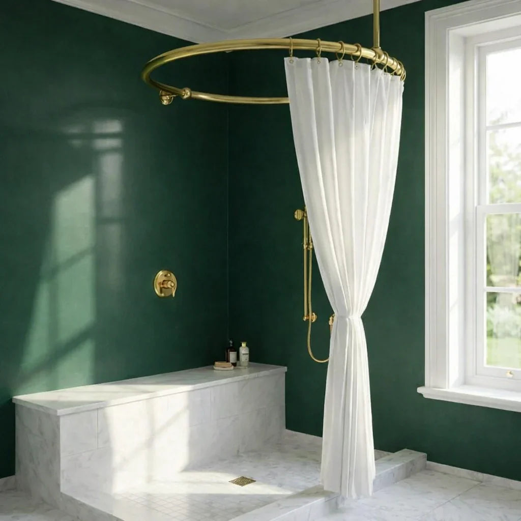 The Ultimate Guide: Choosing a Solid Brass Shower Curtain Rod