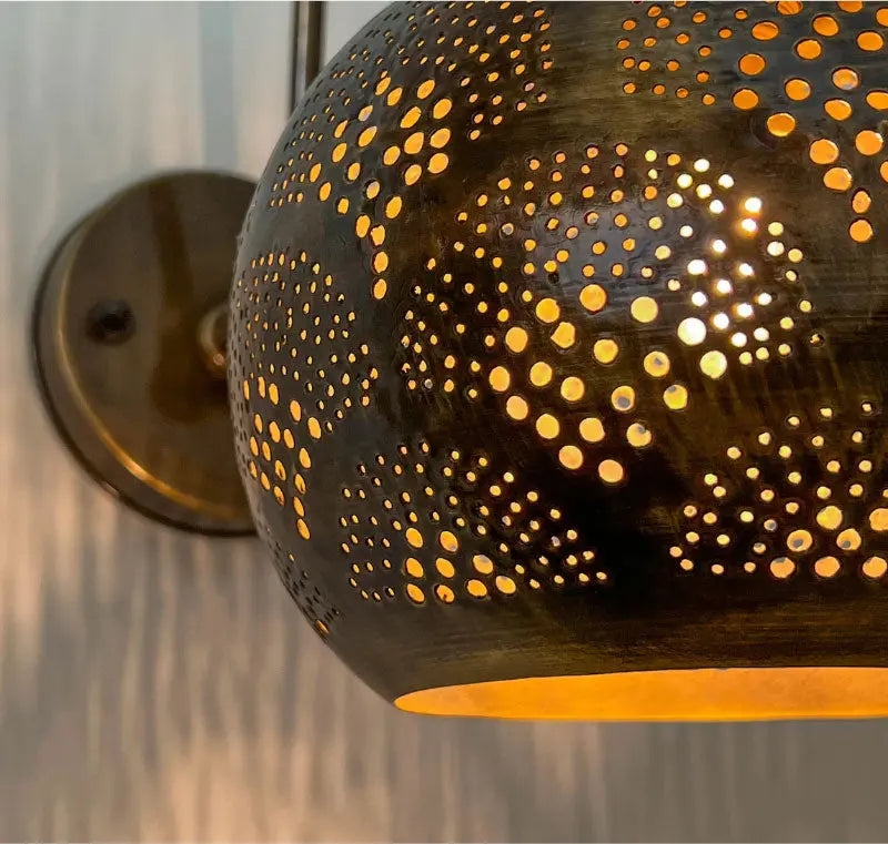 Handcrafted Brass Pendant Lights & Wall Sconces