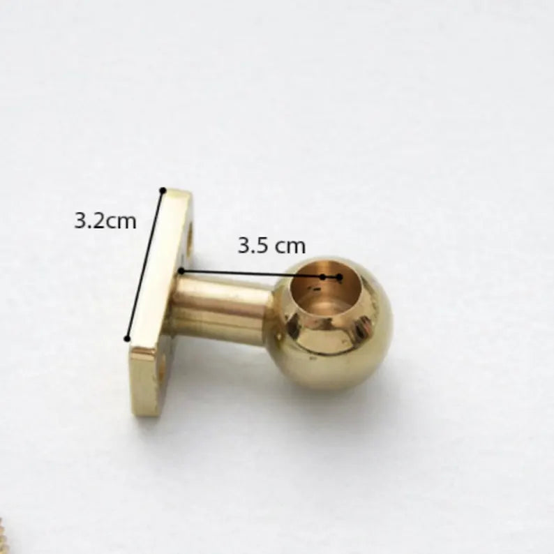 12mm Solid Brass Café Curtain 