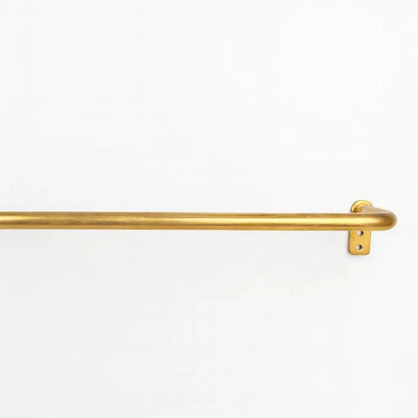 Unlacquered Brass Café Rod– 16 mm - AtlasFinest