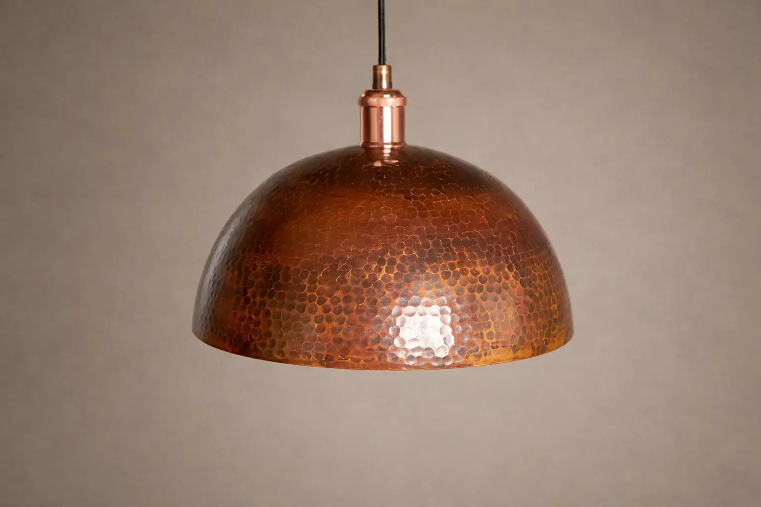 Dome Copper Pendant Light Pendant Lighting - AtlasFinest