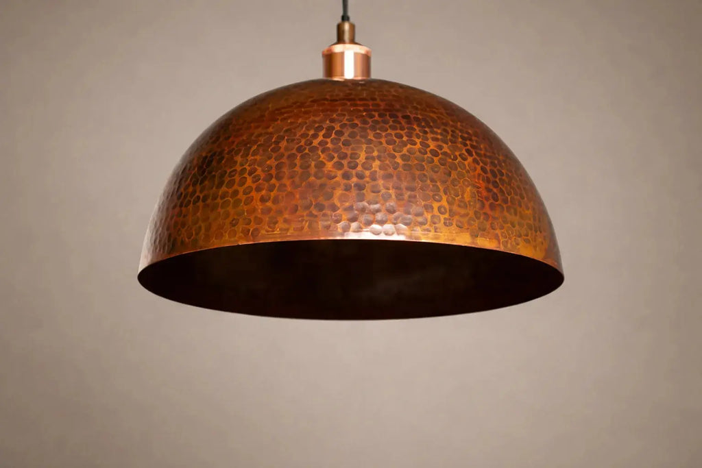Dome Copper Pendant Light Pendant Lighting - AtlasFinest