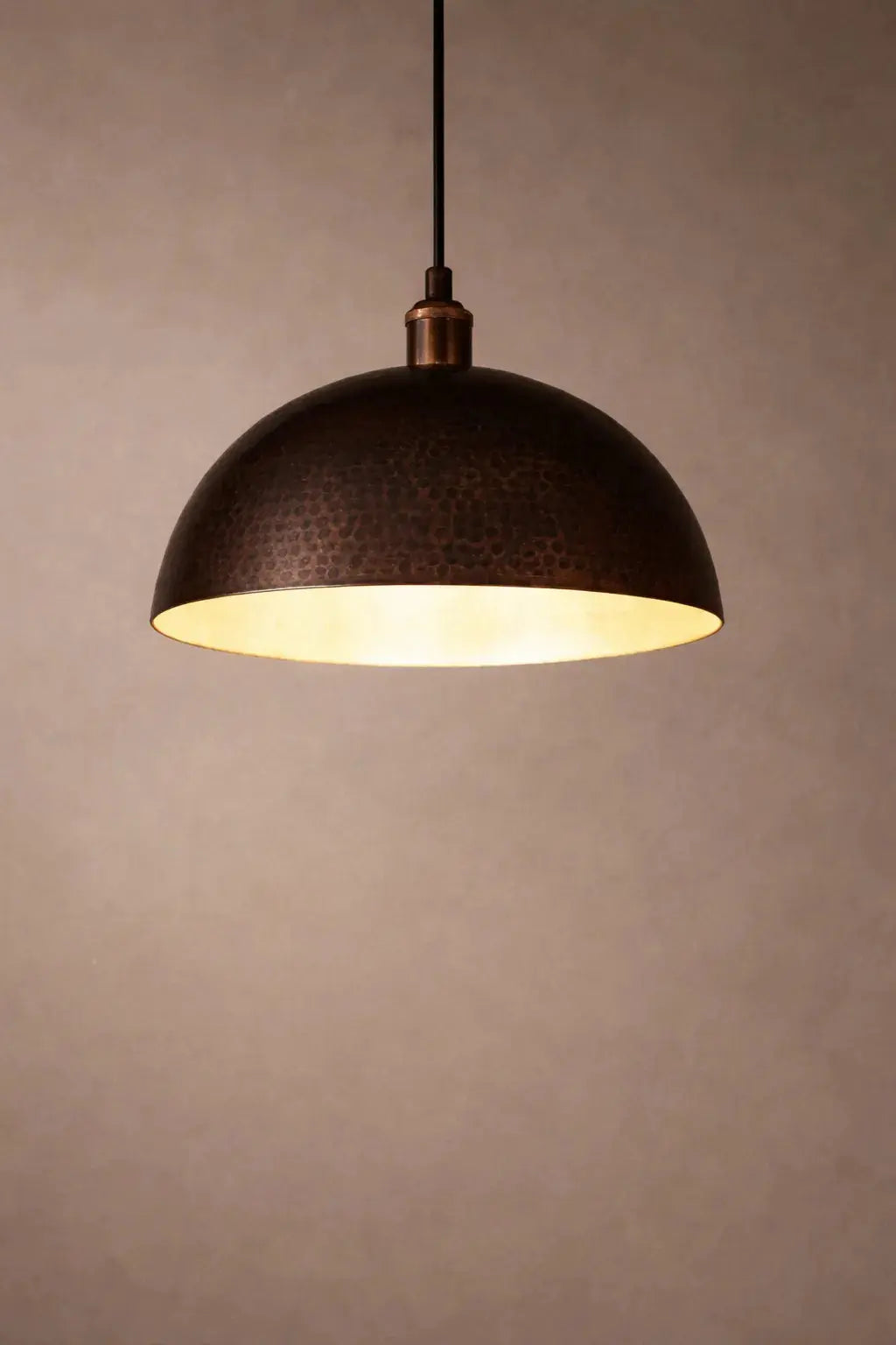 Dome Copper Pendant Light Pendant Lighting - AtlasFinest
