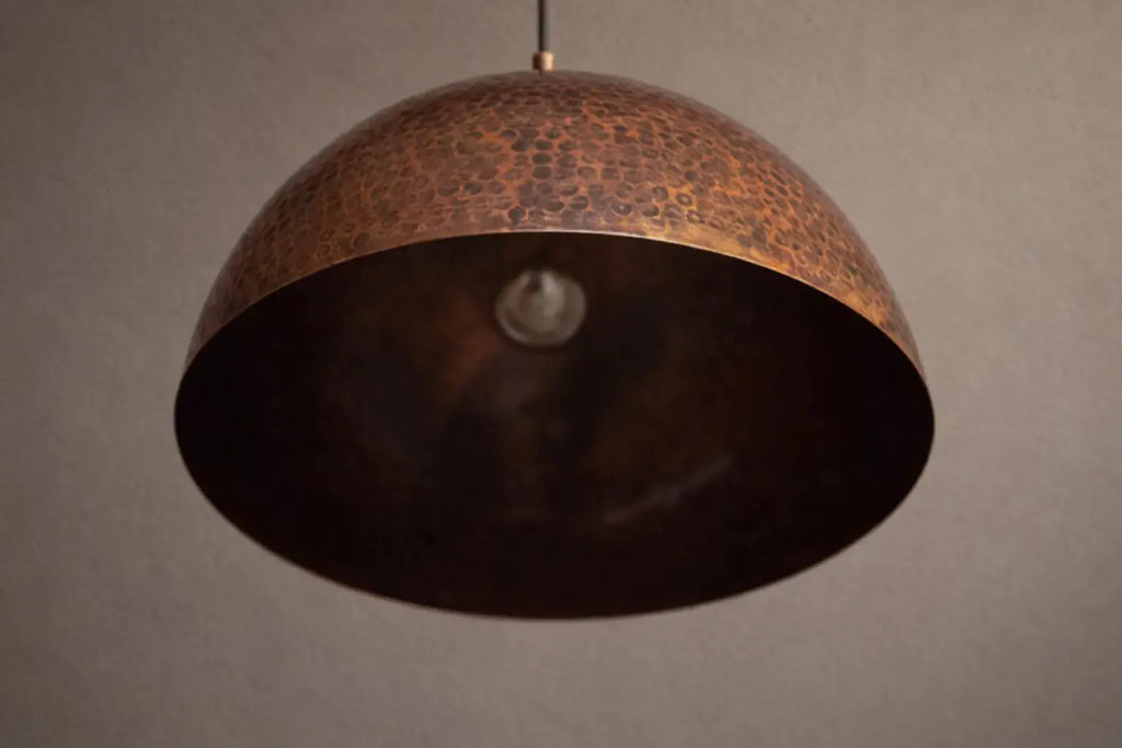 Dome Copper Pendant Light Pendant Lighting - AtlasFinest