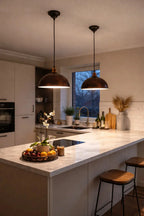 Dome Copper Pendant Light Pendant Lighting - AtlasFinest