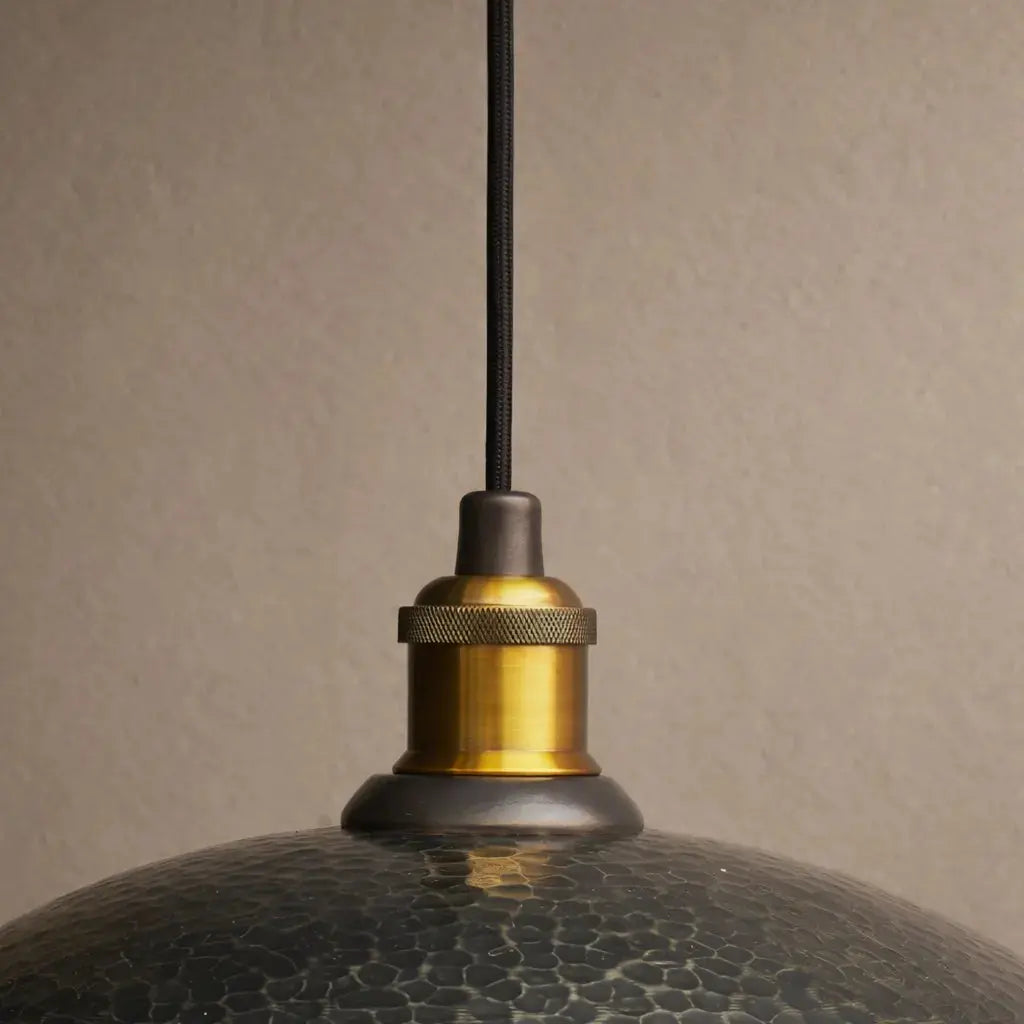 Hammered Bronze Dome Ceiling Light Fixture Pendant Lighting - AtlasFinest