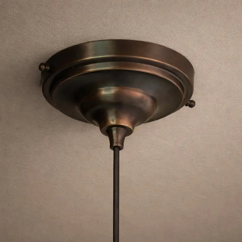 Hammered Bronze Dome Ceiling Light Fixture Pendant Lighting - AtlasFinest