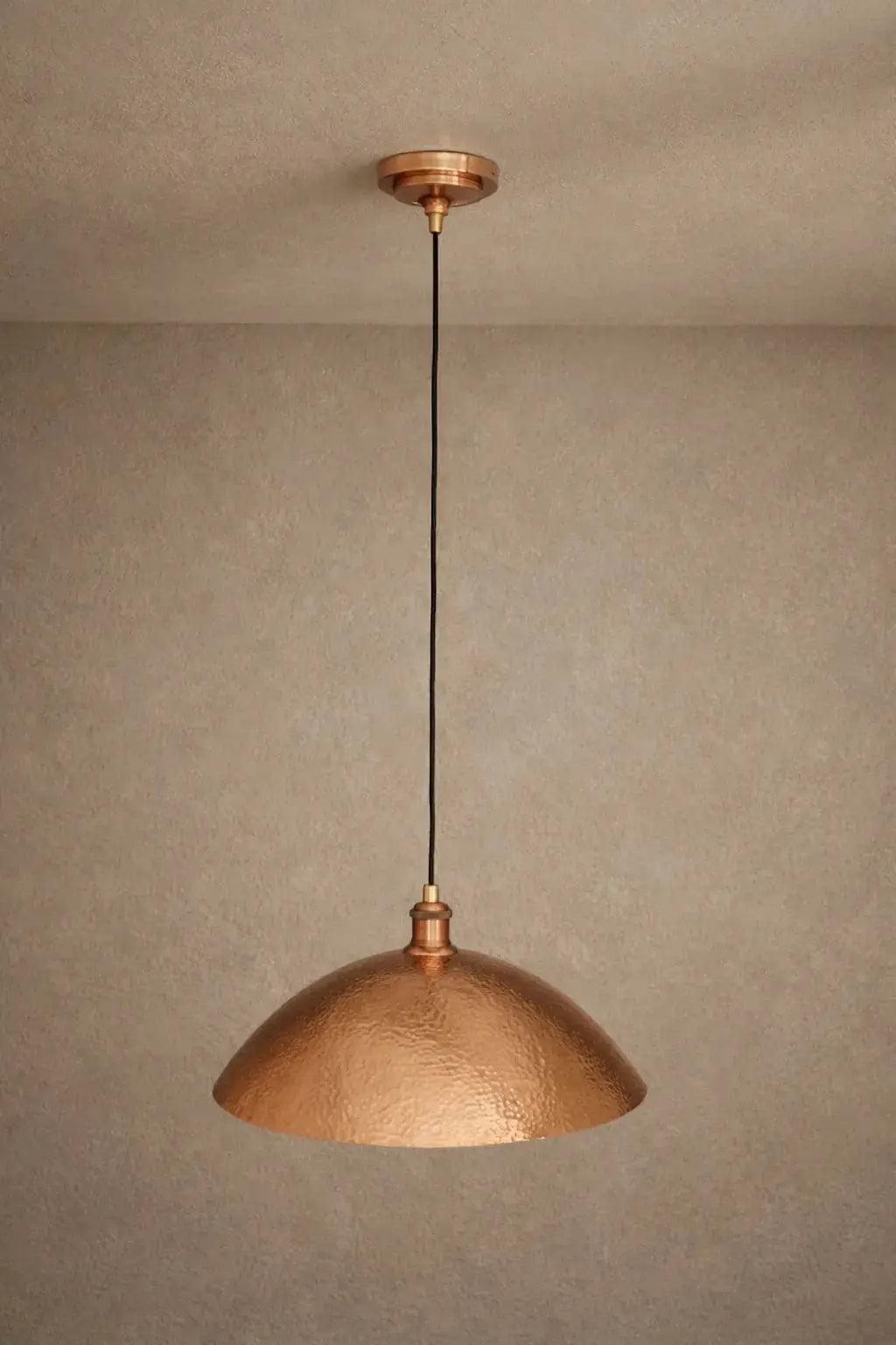 Low Profile Copper Light Pendant Pendant Lighting - AtlasFinest