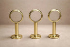 Solid Brass Foot Rail Bar – 50mm Unlacquered Bathroom Brass Hardware - AtlasFinest