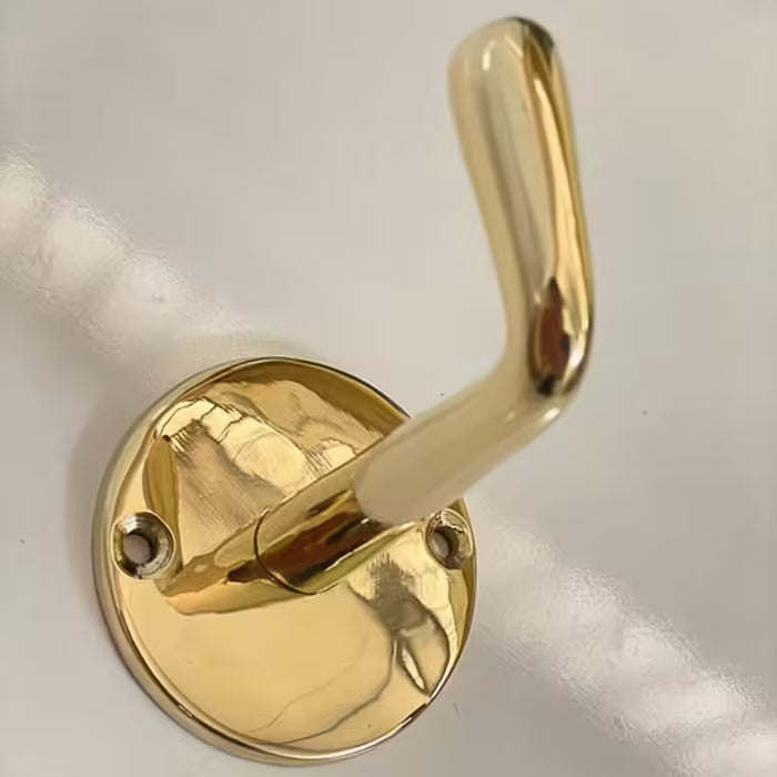 Unlacquered Brass Wall Hook Of Atlas Finest