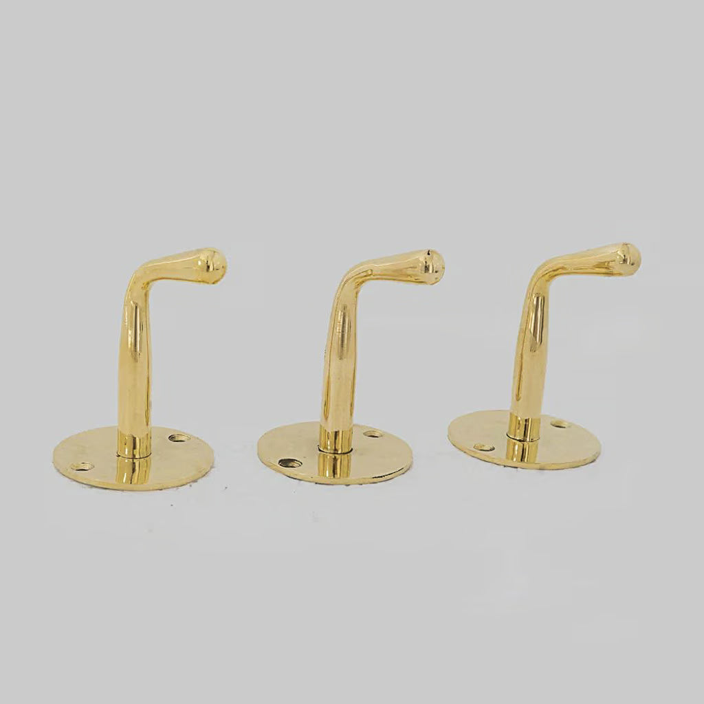 Unlacquered Brass Wall Hook Of Atlas Finest