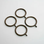 Solid Brass Drapery Rings – Antique Bronze Curtain Rings - AtlasFinest