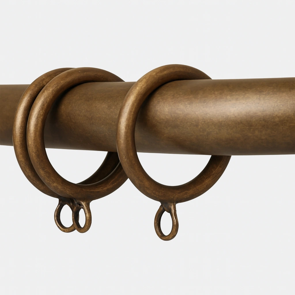 Antique Bronze French Return Curtain Rod 