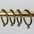 Solid Brass Drapery Rings – Antique Bronze Curtain Rings - AtlasFinest
