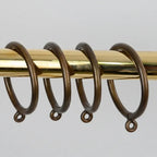Solid Brass Drapery Rings – Antique Bronze Curtain Rings - AtlasFinest