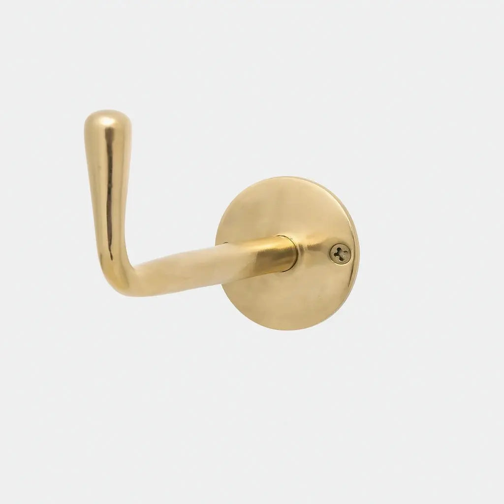 Atlas Finest's Long Unlacquered Brass Hooks - AtlasFinest