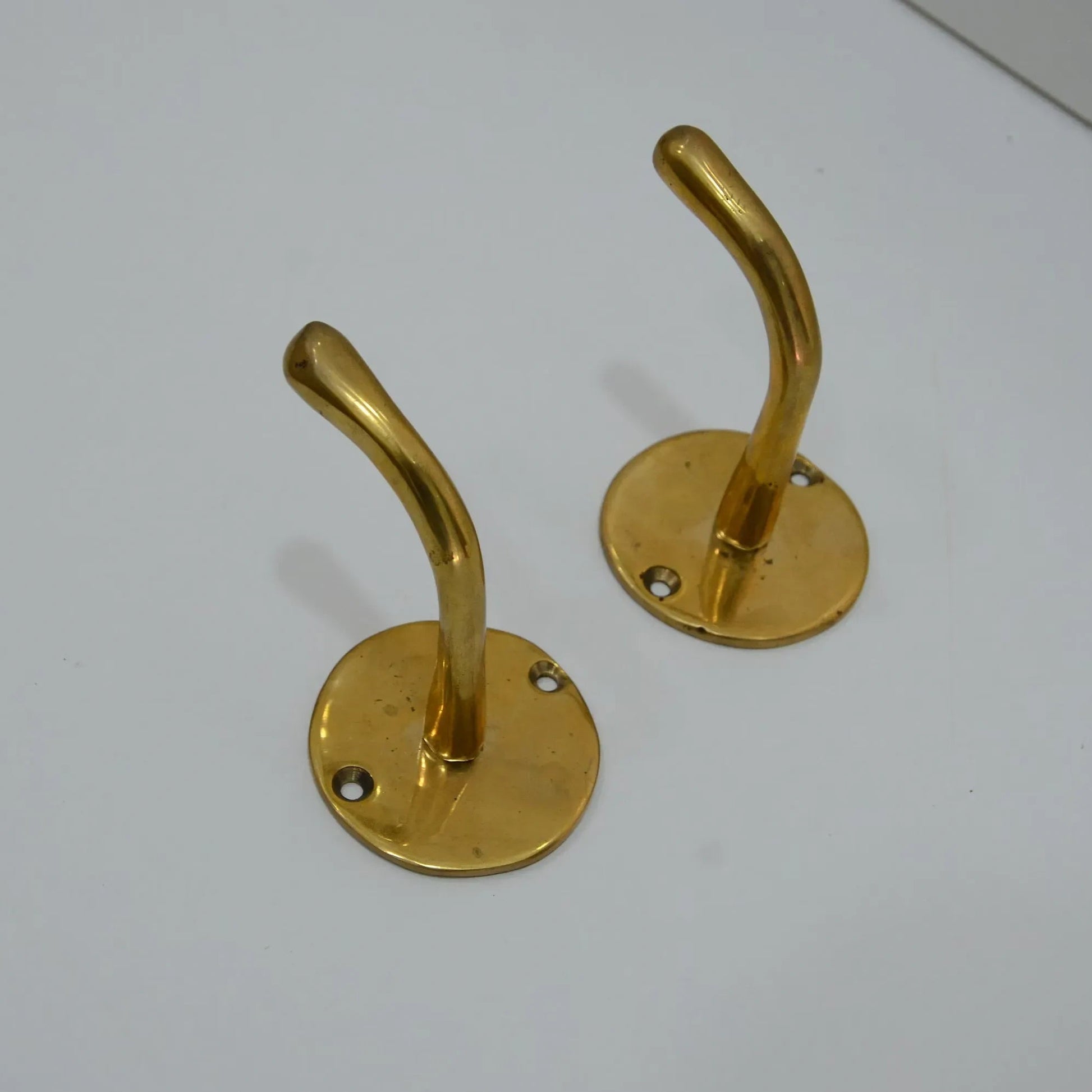 Unlacquered Brass hooks