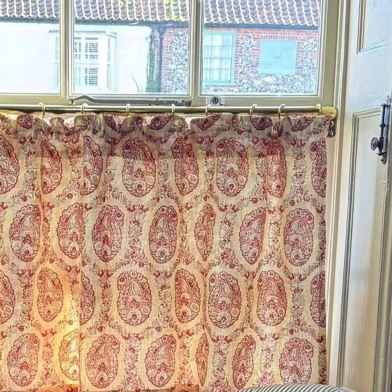 Unlacquered Brass Cafe Curtain Rod