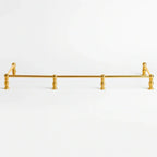 Rustic Brass Gallery Shelf Rail - AtlasFinest