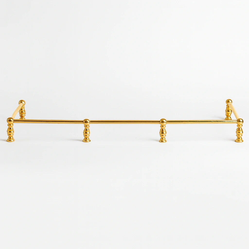 Rustic Brass Gallery Shelf Rail