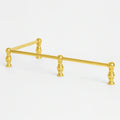 Rustic Brass Gallery Shelf Rail - AtlasFinest