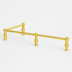 Rustic Brass Gallery Shelf Rail - AtlasFinest