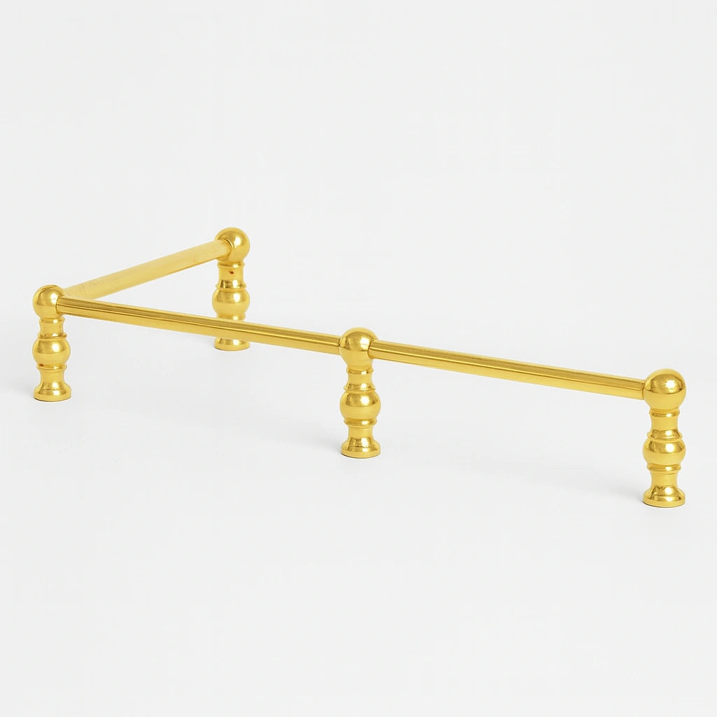 Rustic Brass Gallery Shelf Rail