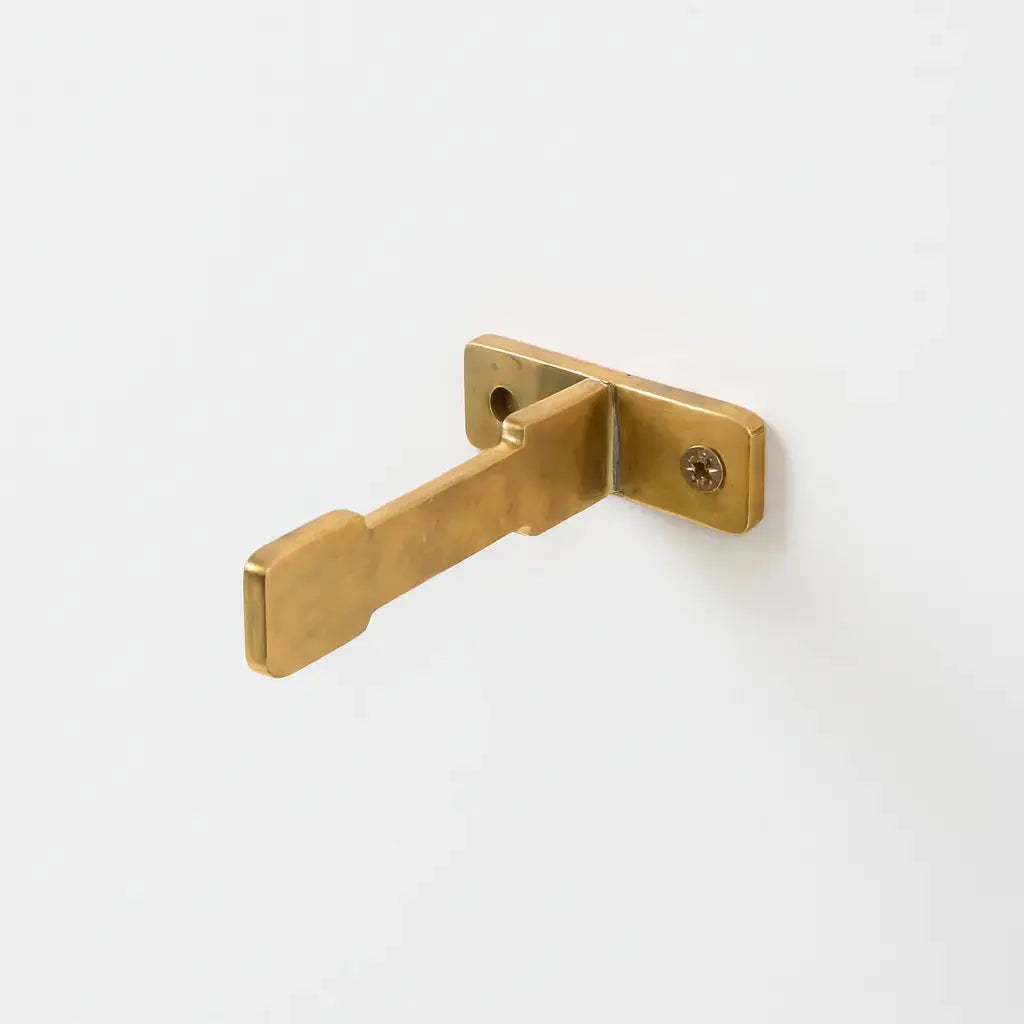 Unlacquered Brass Wall Supports For Rods, Curtains, Etc, DDP shipping - AtlasFinest