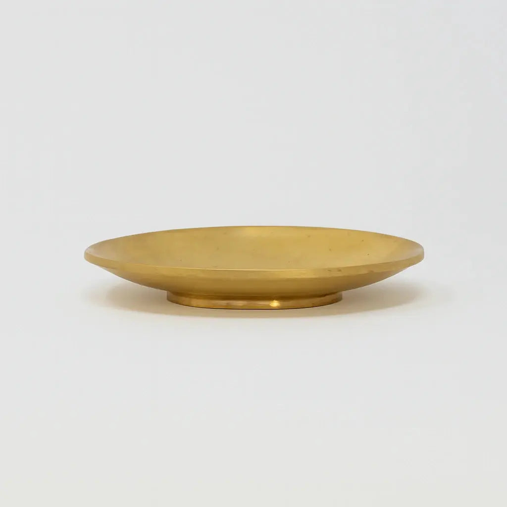 Unlacquered Brass Soap Dish, Handcrafted Soap Holder - AtlasFinest