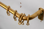 Burnished Unlacquered Brass French Return2