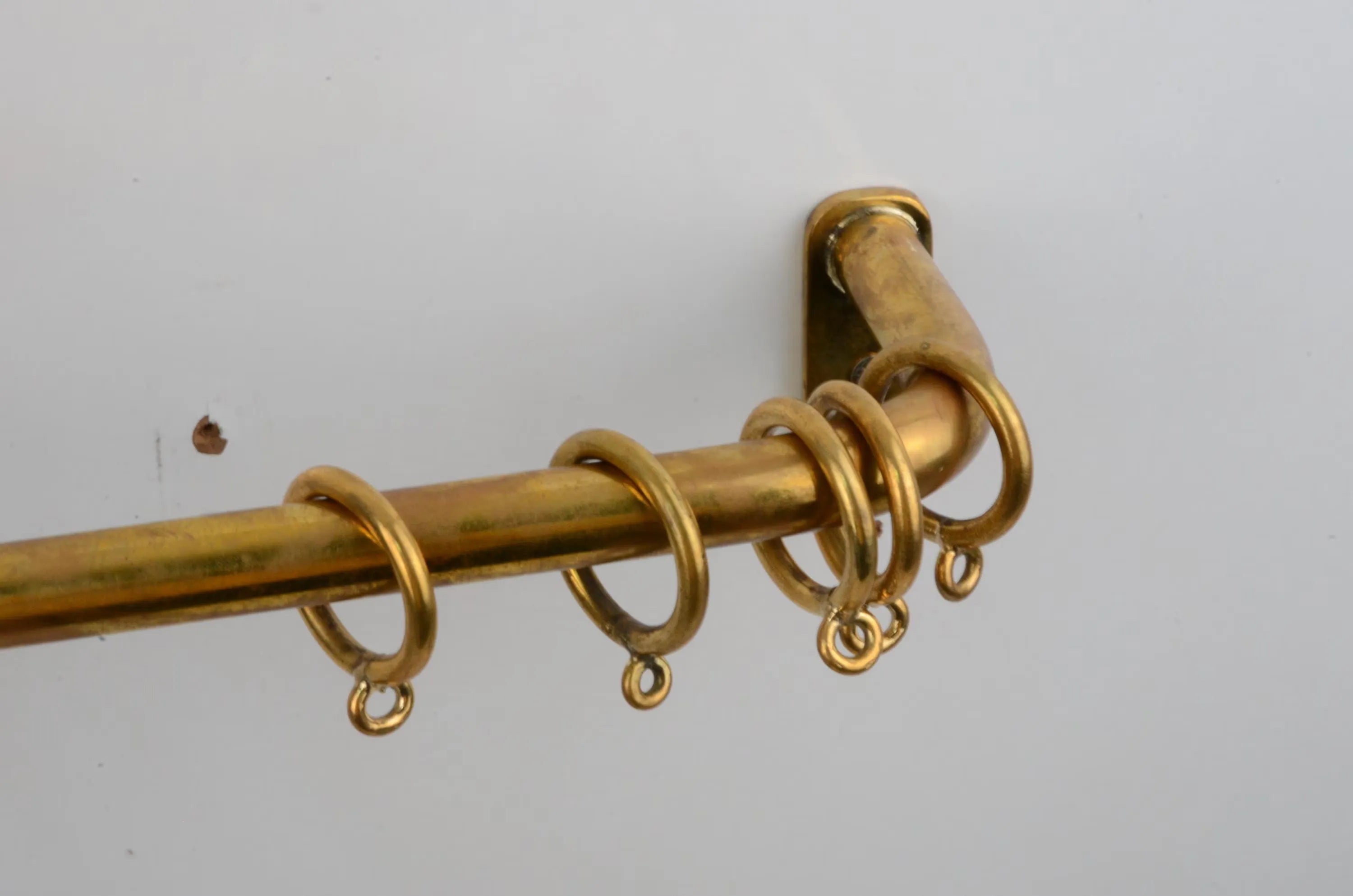 Burnished Unlacquered Brass French Return