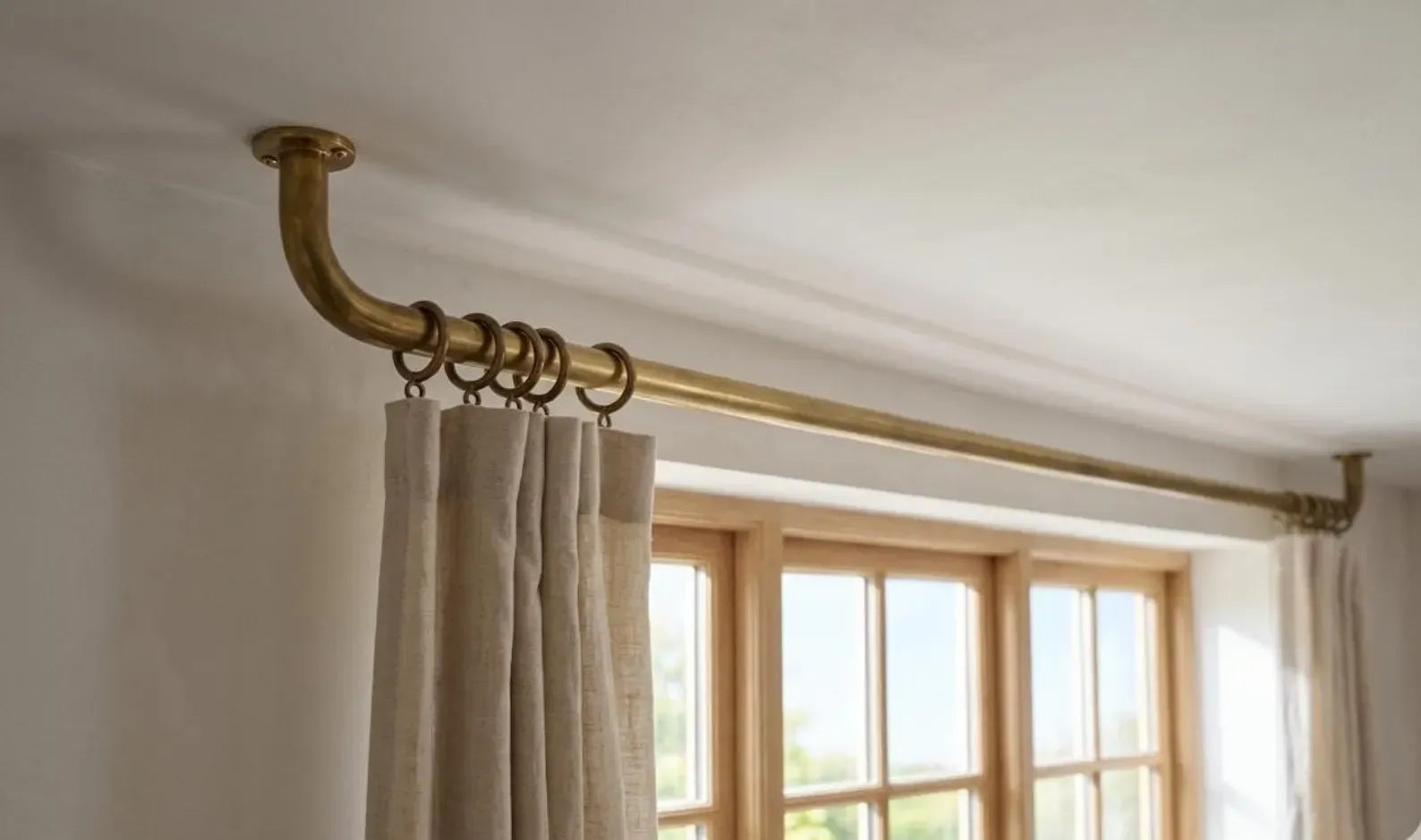 Ceiling Curtain Rod