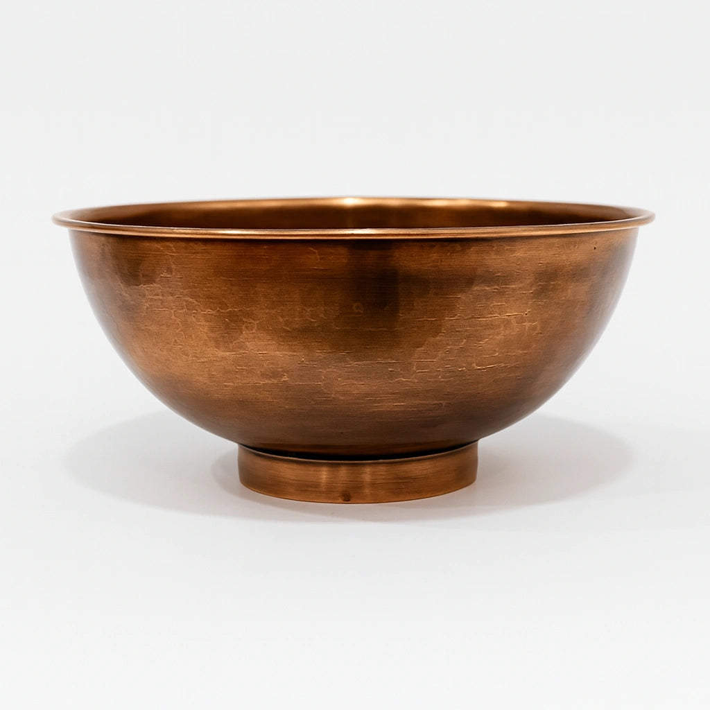 Solid Copper Vessel Sink For Bathroom Vanities