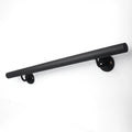 Wrought Iron Black Handrail For Stairs - AtlasFinest