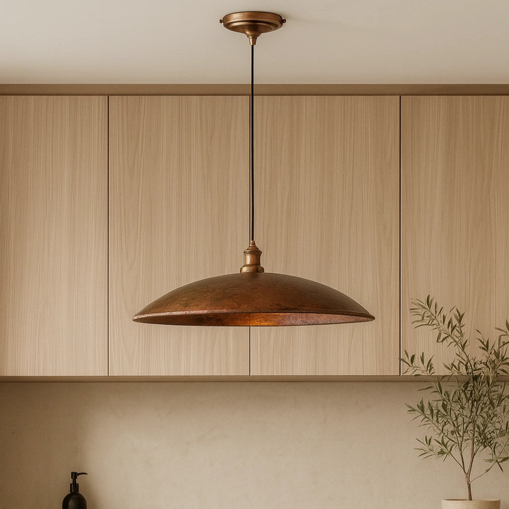 Handcrafted Copper Pendant Light