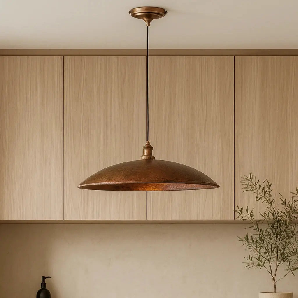 Handcrafted Copper Pendant Light - AtlasFinest