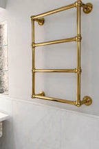 Solid Unlacquered Brass Towel Rack,