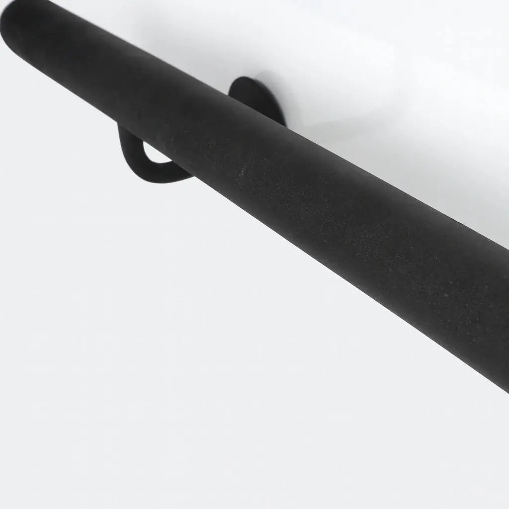 Wrought Iron Black Handrail For Stairs - AtlasFinest