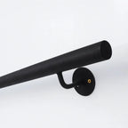 Wrought Iron Black Handrail For Stairs - AtlasFinest