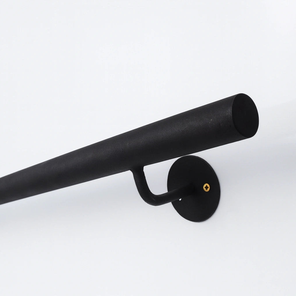 Modern Wrought Iron Handrail - 30mm Diameter Linear Grab Bar