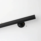Wrought Iron Black Handrail For Stairs - AtlasFinest