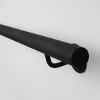 Wrought Iron Black Handrail For Stairs - AtlasFinest