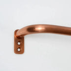 Solid Copper Curtain Rod, Natural Copper Curtain Rail - AtlasFinest