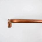 Solid Copper Curtain Rod, Natural Copper Curtain Rail - AtlasFinest
