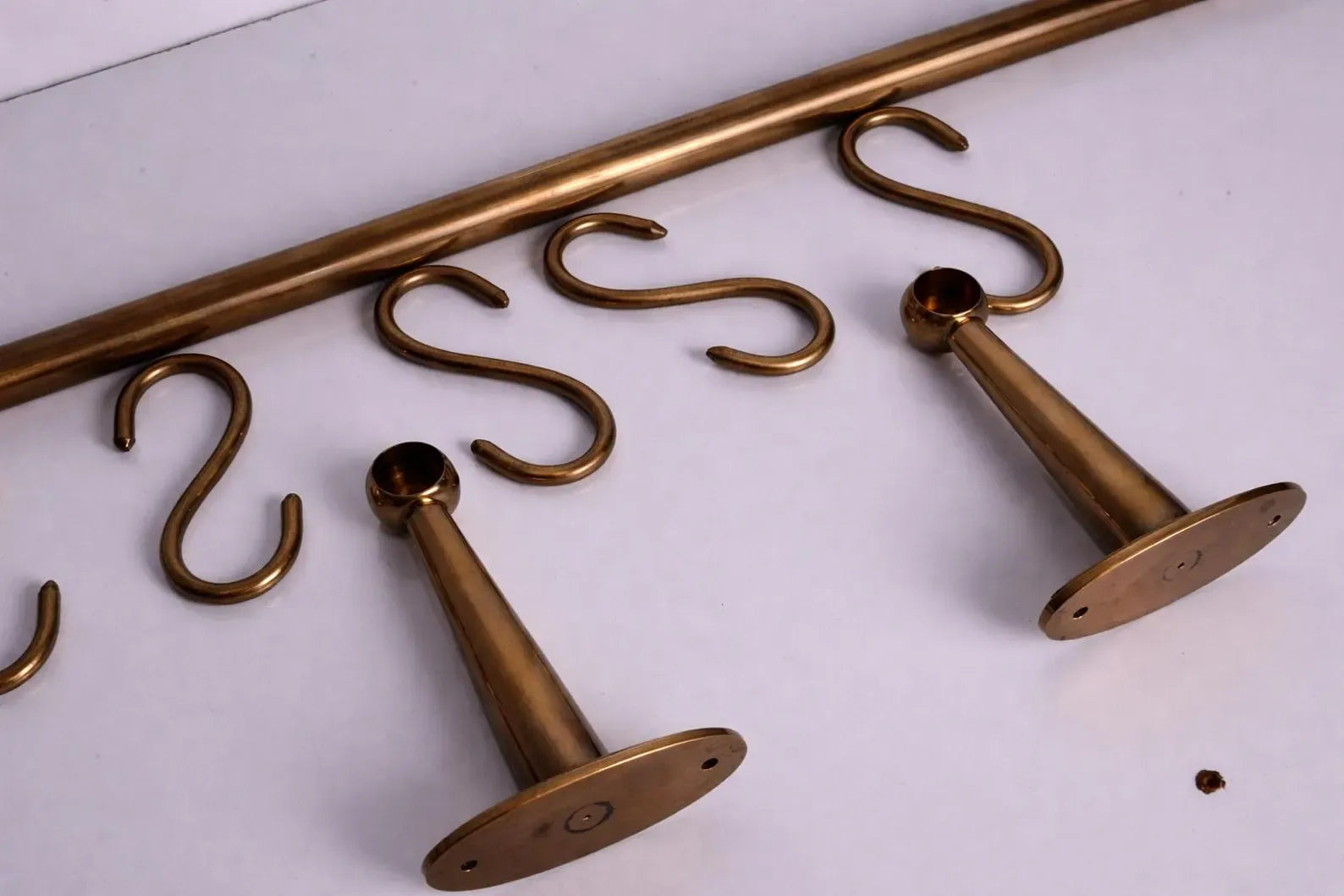 Solid Brass Bronze Pot Rack22