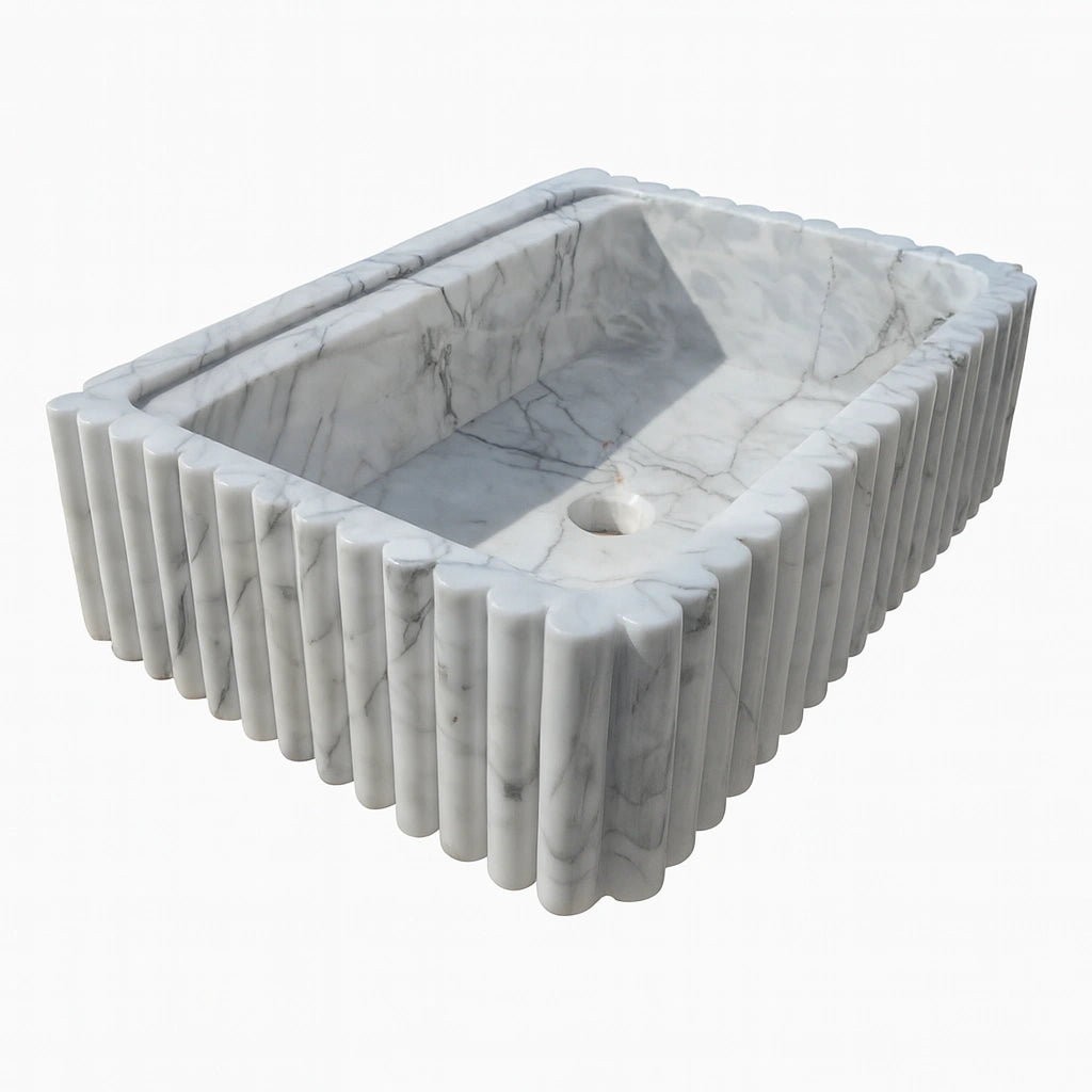 White Marble Sink