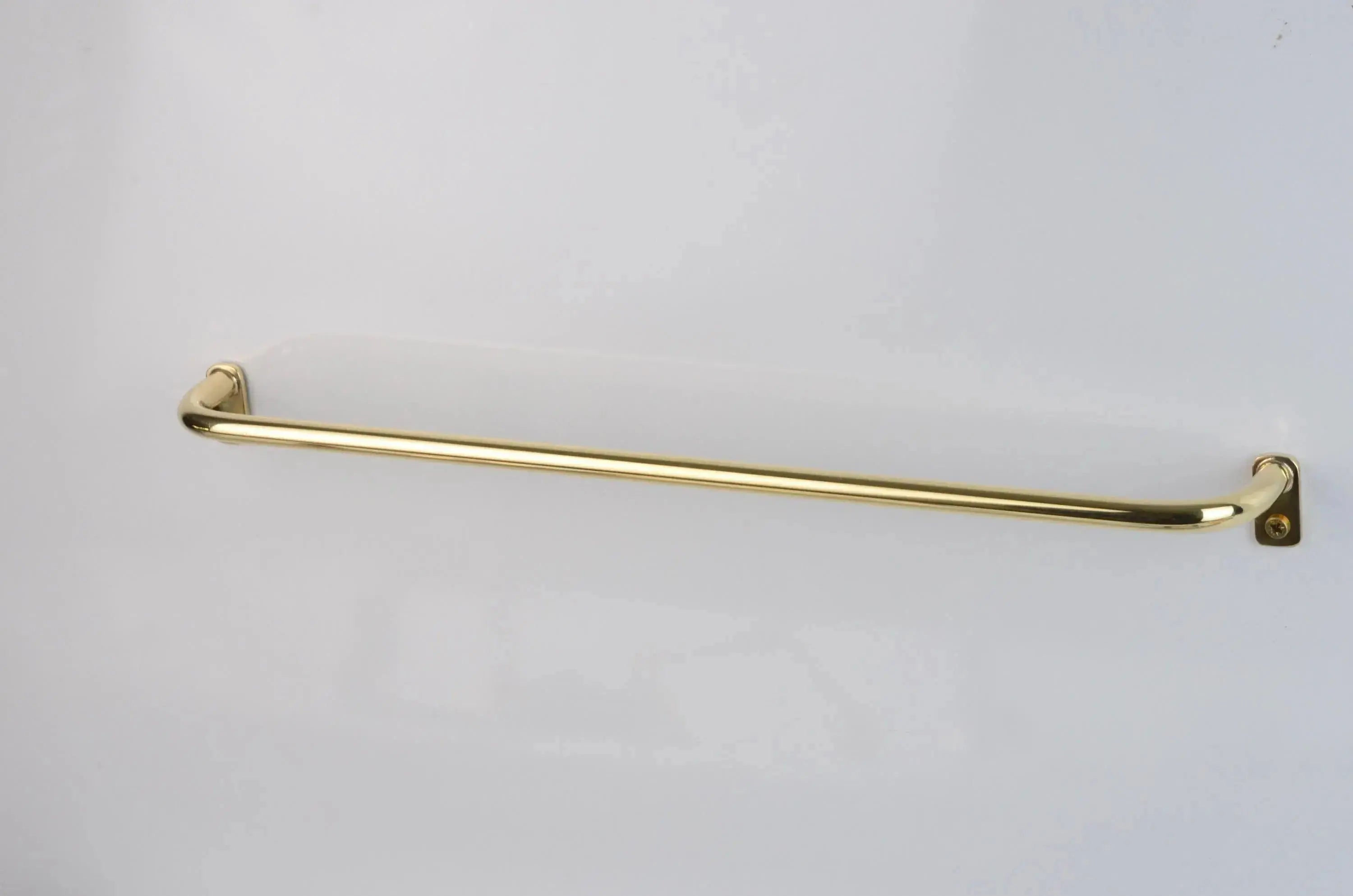 Thin Brass Cafe Curtain Rod, French Return Drapery Pole, DDP shipping - AtlasFinest
