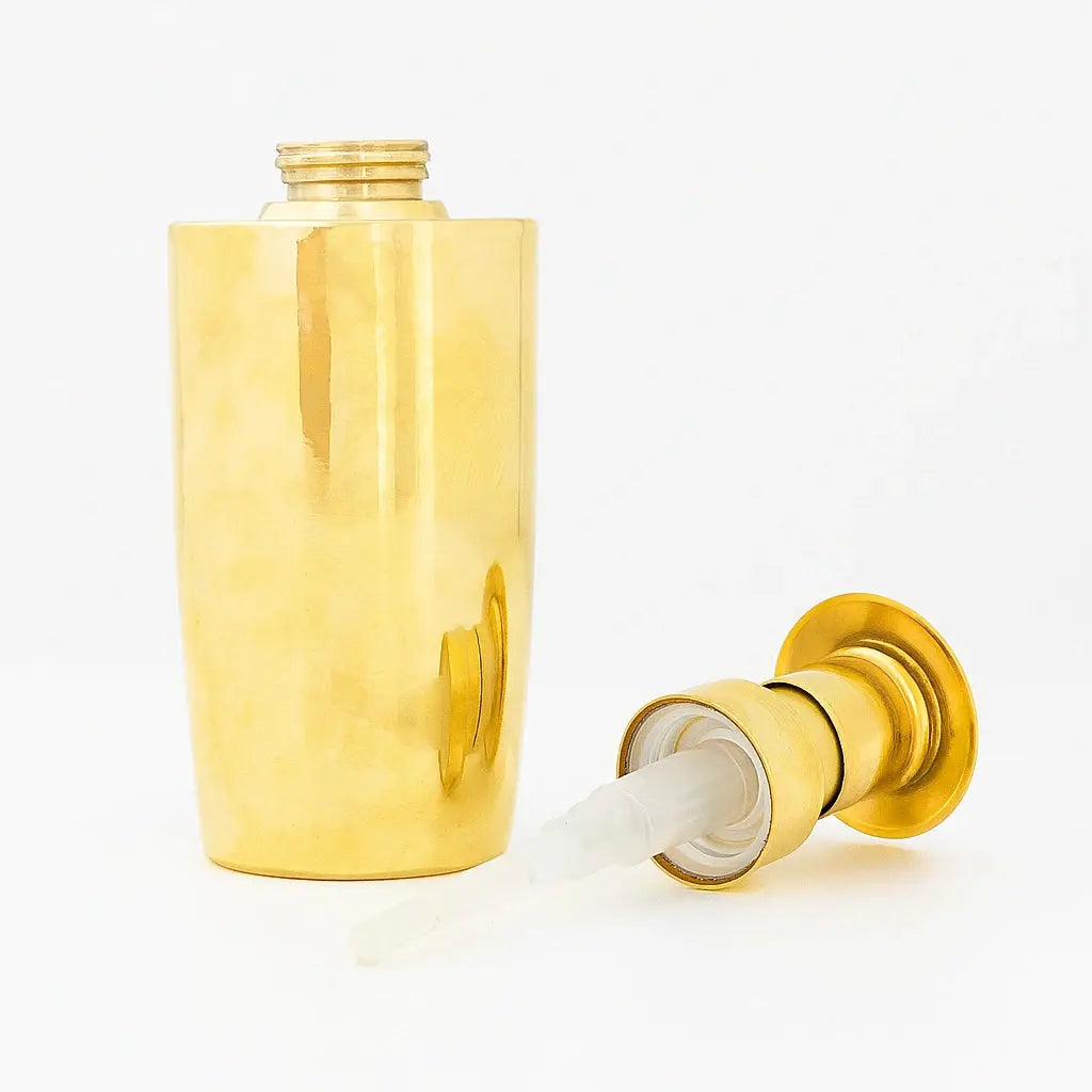 Unlacquered Brass Soap Dispenser, Dispenser Pump - AtlasFinest