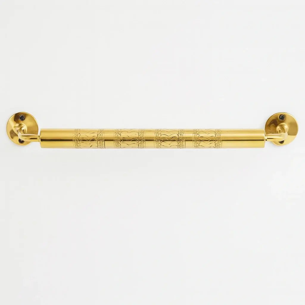 Unlacquered Brass Towel Rack - AtlasFinest
