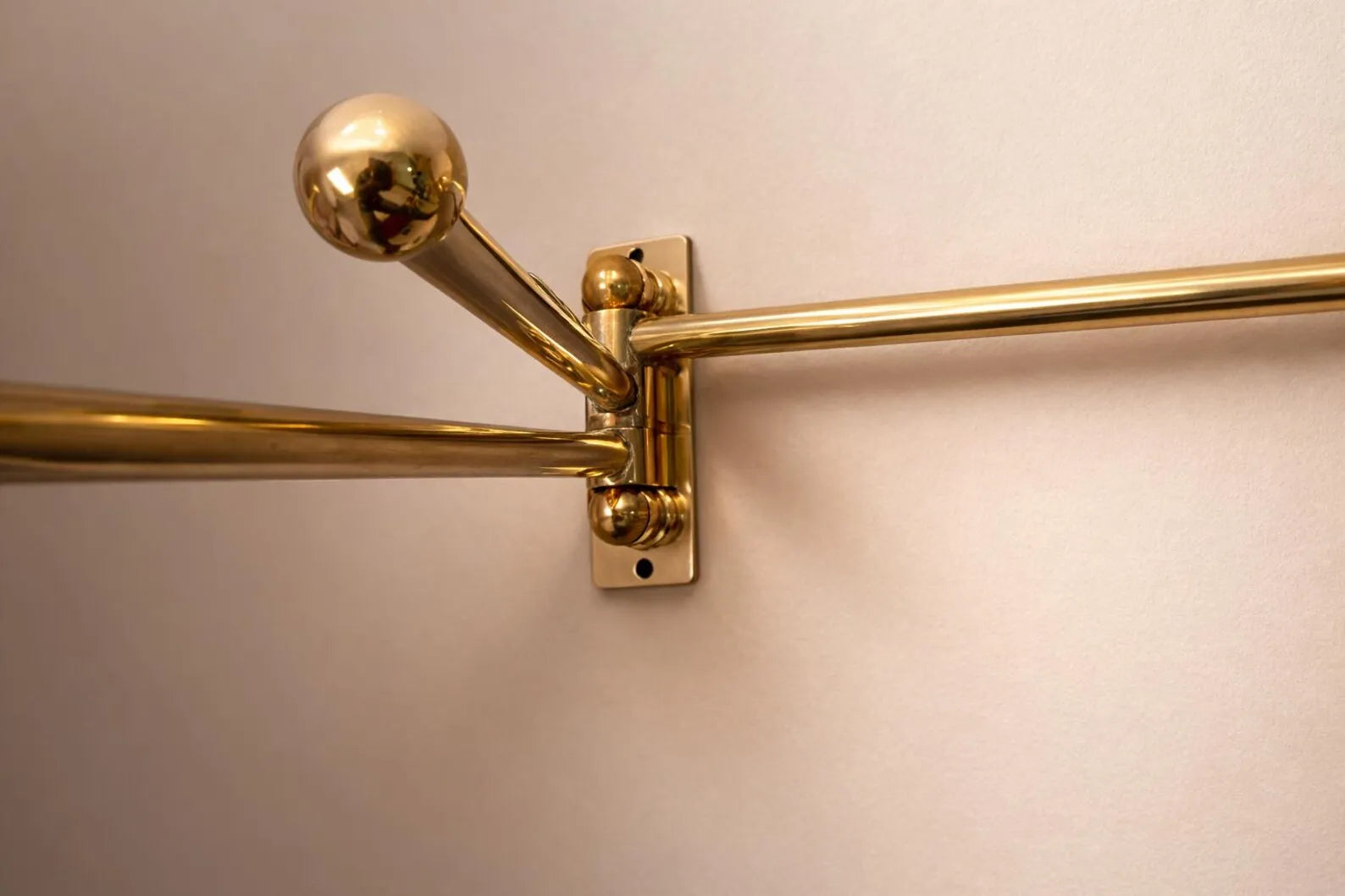 Unlacquered Bathroom Hardware Hooks Rack